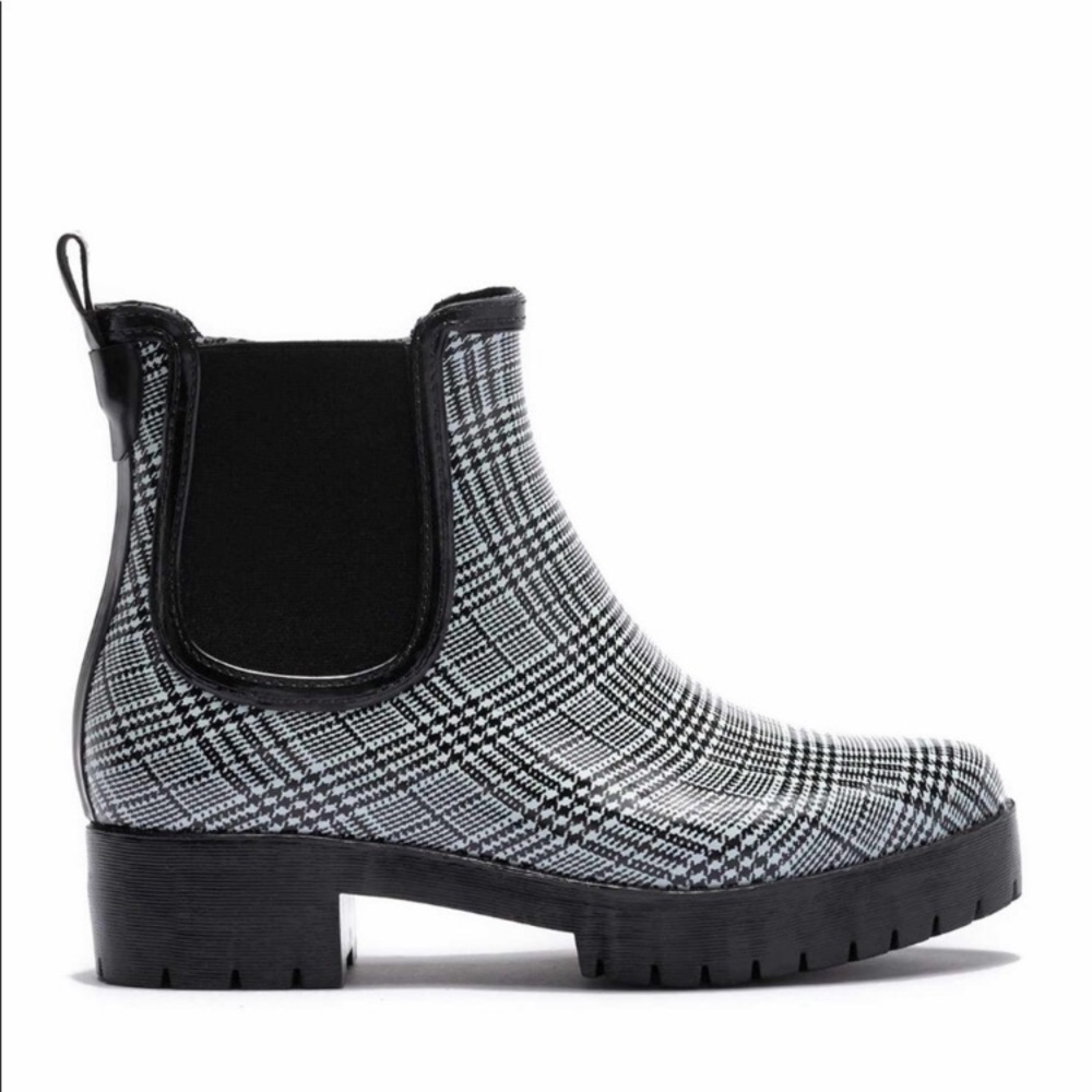 Jeffrey Campbell Chelsea Summer Rain boots - Plaid